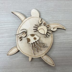 海龜雙層造型磁鐵