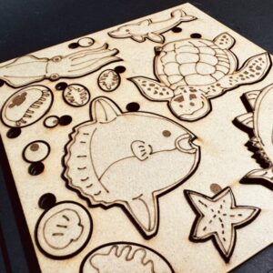 Undersea life puzzle