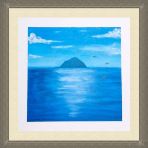 畫作:望向基隆嶼